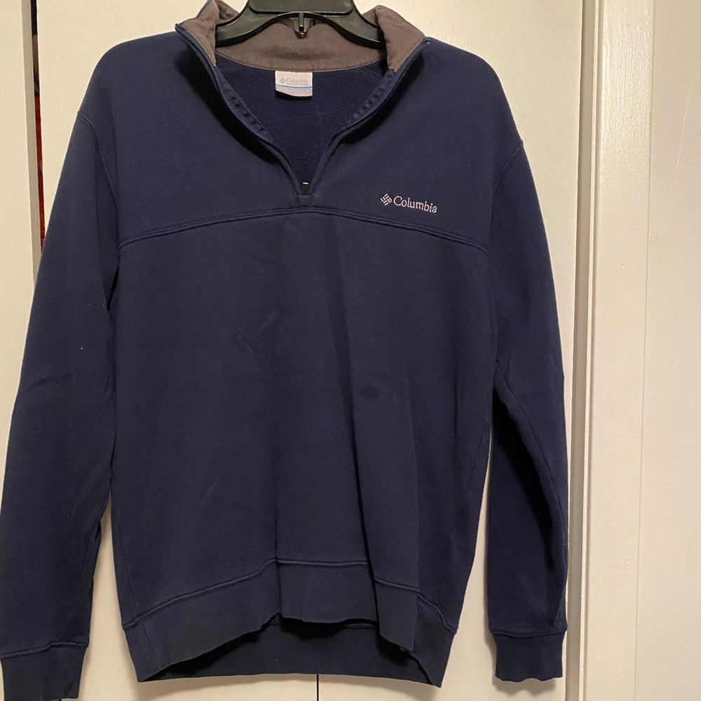 Columbia 3/4 zip sweatshirt